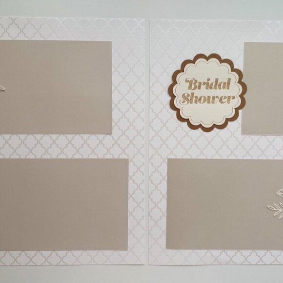 12x12 Premade Wedding Scrapbook, Bride and Groom Gift, Wedding Gift - Picture 8 of 15